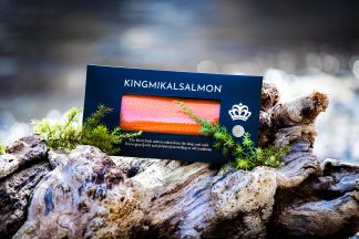 Geschenkbox mit 1 Stück Lachs ca. 300 g